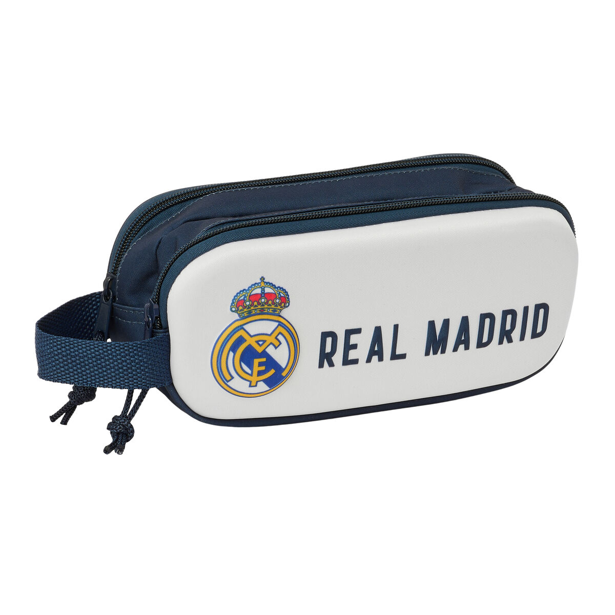 Double Carry-all Real Madrid C.F. White Navy Blue 21 x 8 x 6 cm